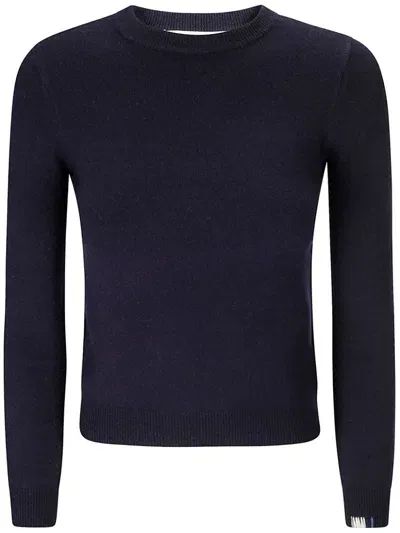 Extreme Cashmere Crew Neck Sweater In Dark Blue