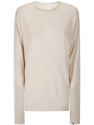 Extreme Cashmere Crew Neck Sweatshirt In Beige