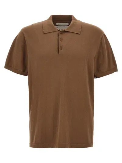 Extreme Cashmere N°352 Avenue Polo Shirt In Brown