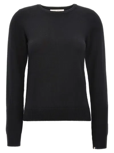 Extreme Cashmere Cashmere Blend Knit Crewneck Sweater In Black