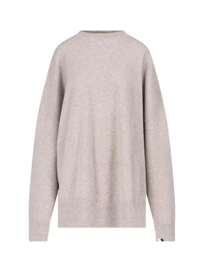 Extreme Cashmere Oversized Sweater In Beige