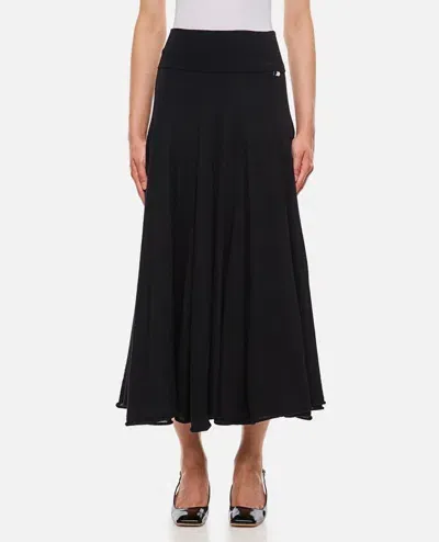 Extreme Cashmere X Spin Cashmere Skirt In Black