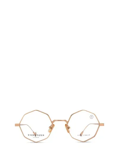 Eyepetizer Eyeglasses In Matt Rose Gold