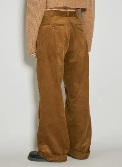 Eytys Roxane Corduroy Pants In Brown