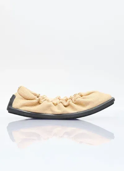 Eytys Rue Ballerina Flats In Beige