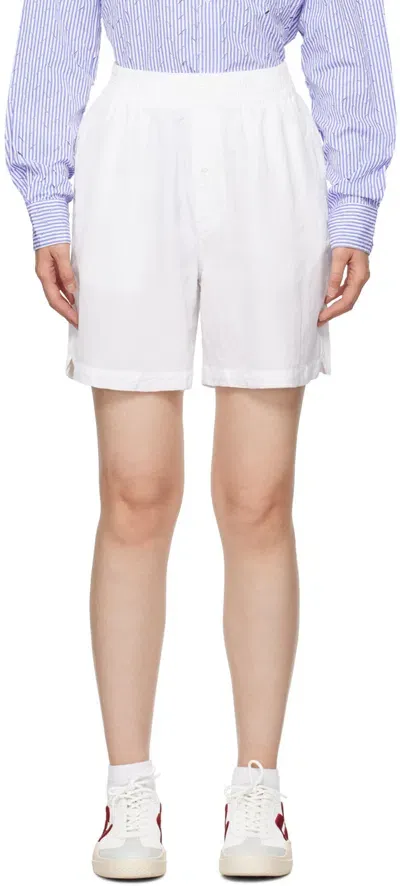 Eytys White Aniara Shorts