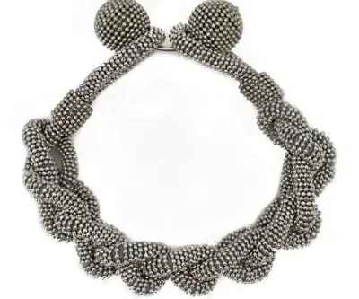 Fabiana Filippi Elegant Brass Bijoux Accessory In Gray