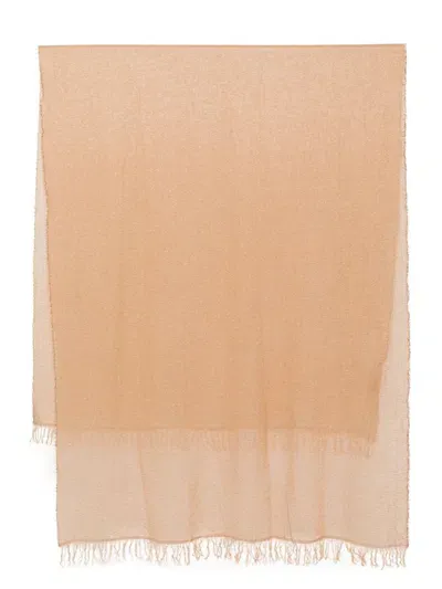 Fabiana Filippi Fringed Scarf In Neutrals