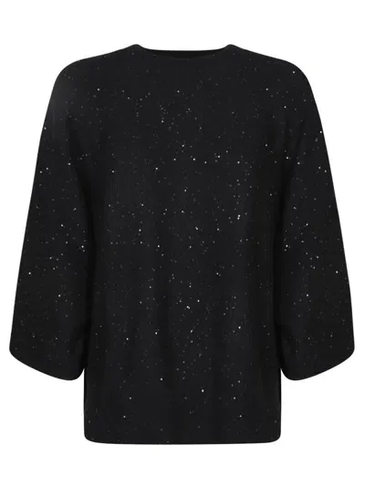 Fabiana Filippi Black Sequined Sweater