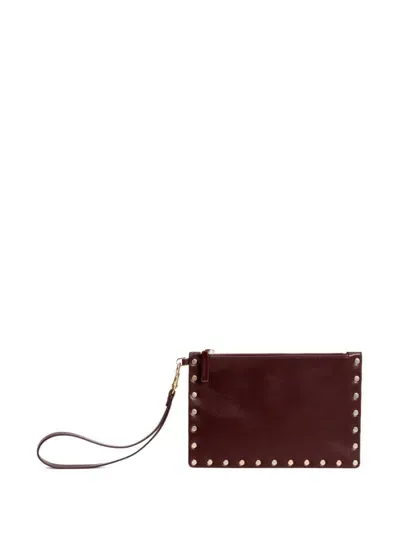 Fabiana Filippi Leather Purse In 红色