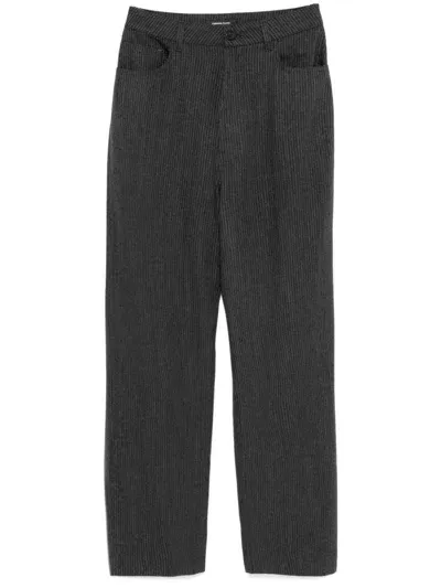 Fabiana Filippi Pinstripe Trousers In Grey