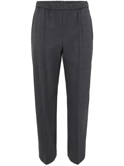 Fabiana Filippi Regular Tailored Trousers In Grey