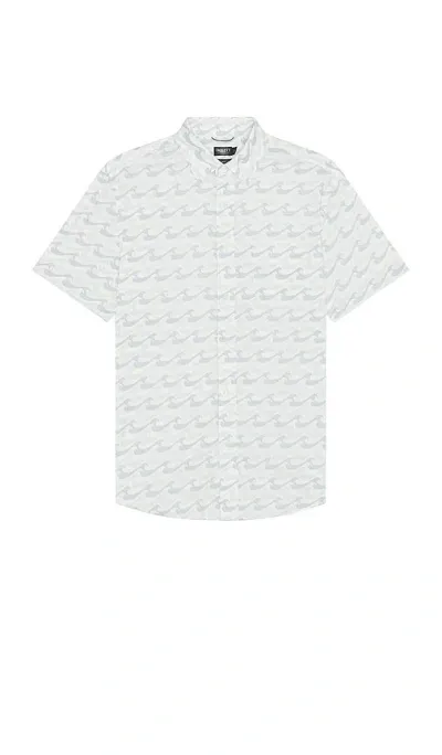 Faherty Short Sleeve Movement Shirt In Ivory