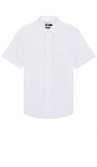 Faherty Short Sleeve Movement Shirt In Mist Sunburst