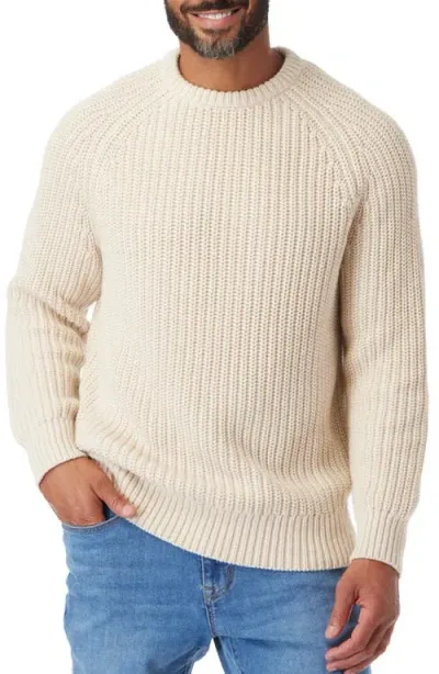 Fair Harbor Neptune Organic Cotton Blend Sweater In Sand