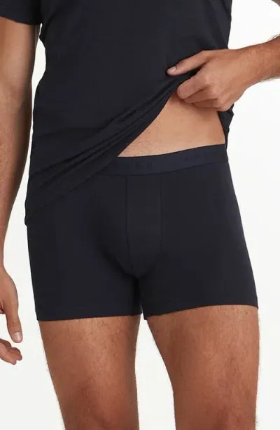 Falke Cotton Blend Boxer Briefs, Pack Of 2 In Black