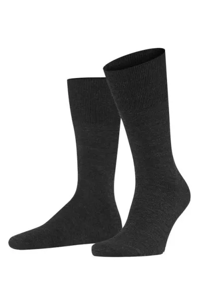 Falke Family Cotton Blend Socks In Black