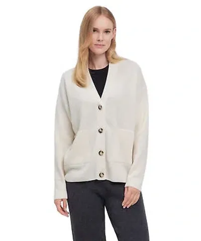 Pre-owned Falke Cardigan Schurwolle In Cream (2055)