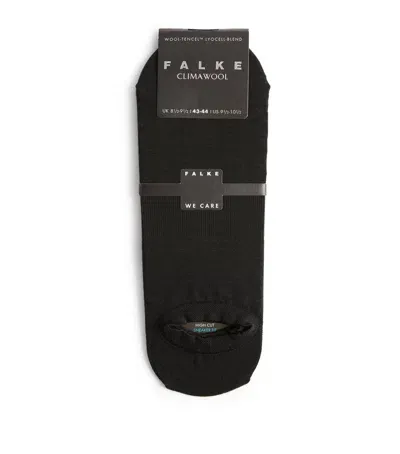 Falke Invisible Climawool Socks In Black