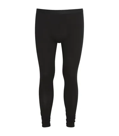 Falke Merino Wool-blend Daily Climawool Tights In Black