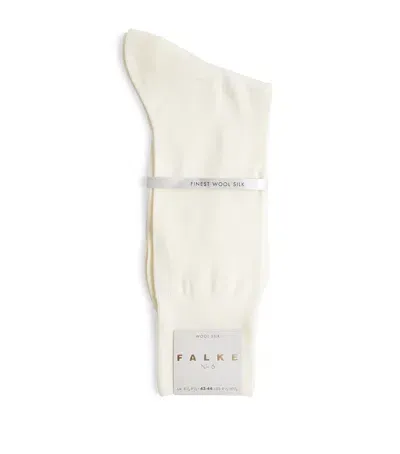 Falke Wool-silk No.6 Socks In White