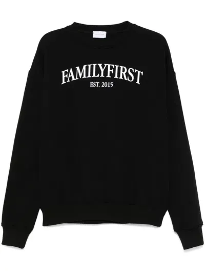 Family First Logo-print Sweatshirt In Black