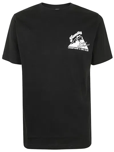 Family First T-shirt Cortina In Black