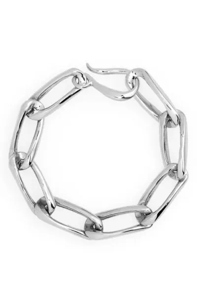 Faris Classic Chain Bracelet In Silver