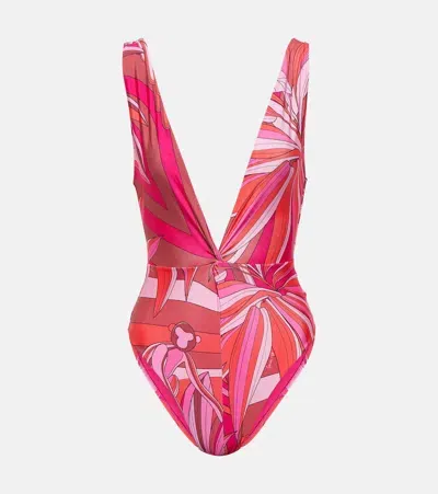 Farm Rio Endless Summer Swimsuit In Red