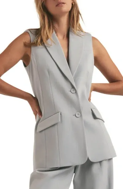 Favorite Daughter The Nadine Blazer Vest In Grey