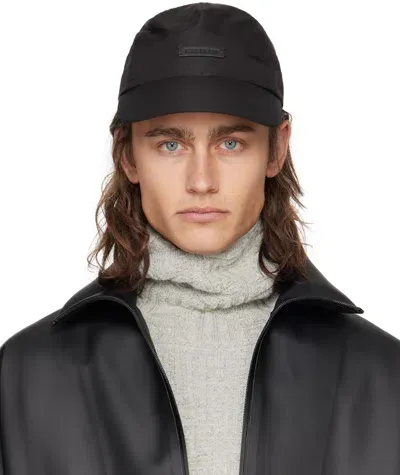 Fear Of God Black Tech Nylon Baseball Cap