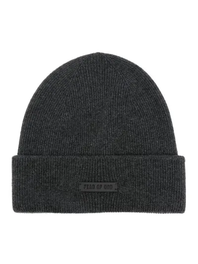 Fear Of God Cashmere Beanie In 004 Carbon