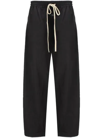 Fear Of God Drawstring Track Pants In Black