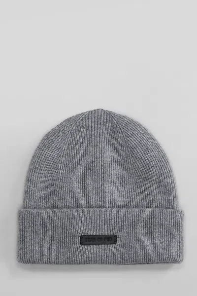 Fear Of God Cashmere Beanie In Grey