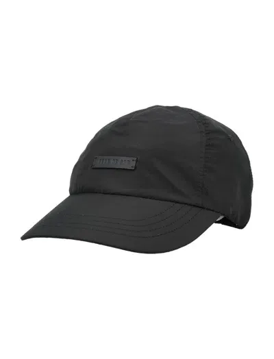 Fear Of God Logo Patch Baseball Cap In Black