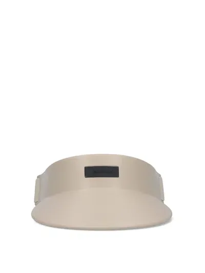 Fear Of God Logo Visor In Beige