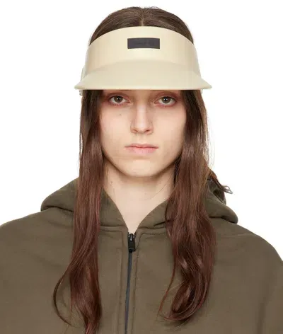 Fear Of God Taupe Logo Visor In 225 Taupe