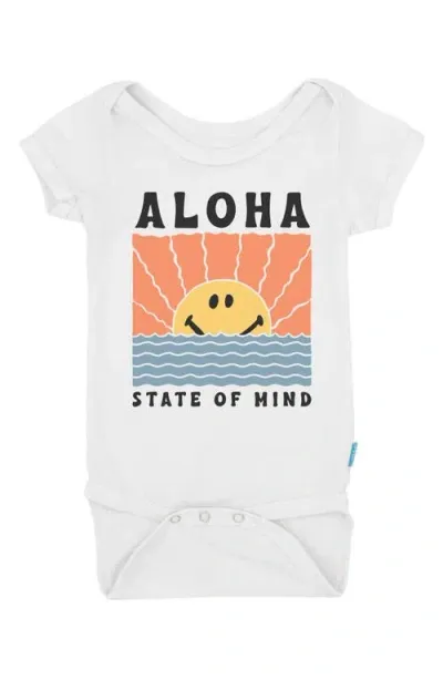 Feather 4 Arrow Babies'  Aloha State Of Mind Romper In White