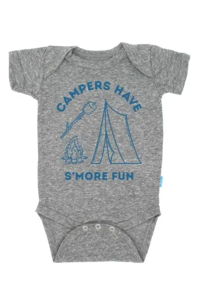 Feather 4 Arrow Babies'  S'more Graphic Bodysuit In Heather Grey