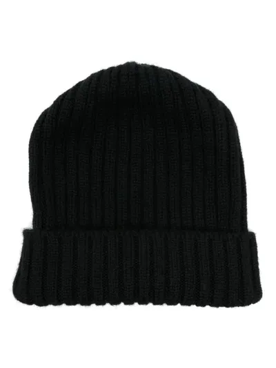 Fedeli Cashmere Beanie In Black