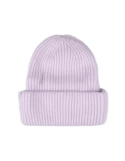 Fedeli Petunia Ribbed Cashmere Beanie In Pink