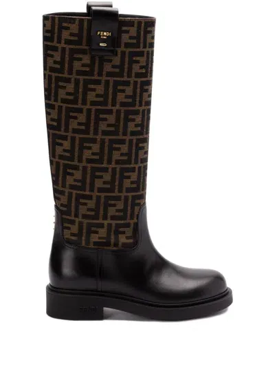 Fendi Filo Boots In Black