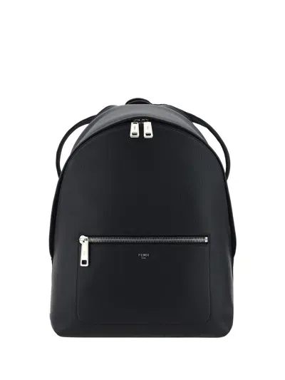 Fendi Backpack In Gxn Black Palladio