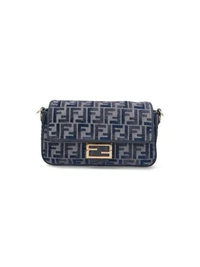 Fendi Baguette Crossbody Bag In Multicolour