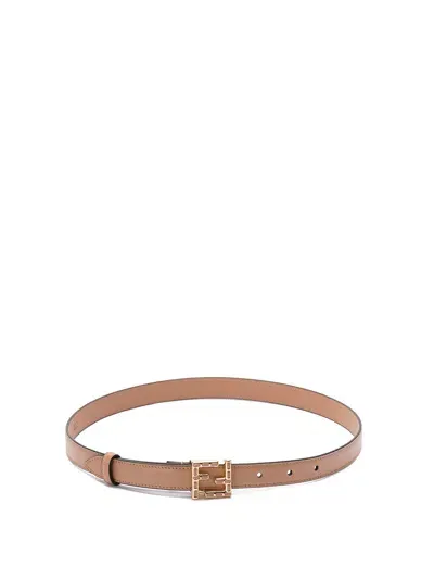 Fendi Belt In Brown