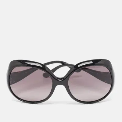 Pre-owned Fendi Black Gradient Fs5143 Oversized Sunglasses