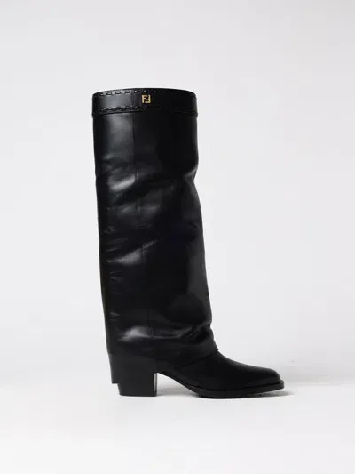 Fendi Boots  Woman Color Black In Schwarz