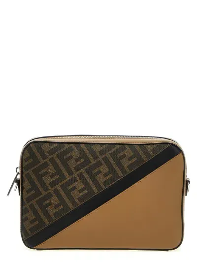 Fendi Ff Toiletry Bag In Brown