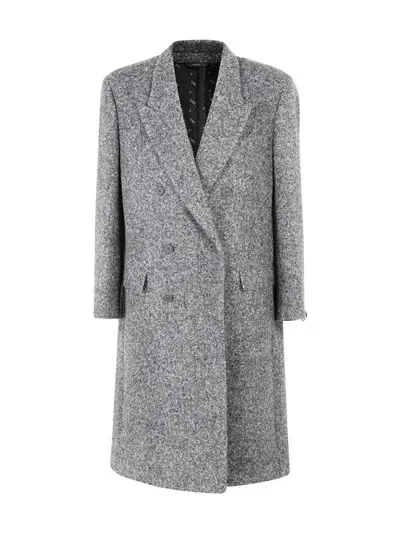 Fendi Cappotto Doppiopetto In Grey