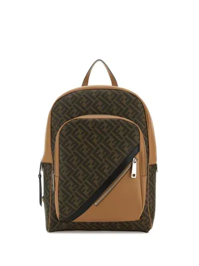 Fendi Chiodo Backpack In 褐色